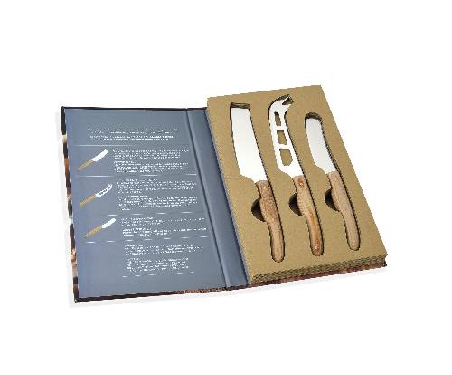 ANDREA HOUSE CC17007 Cuchillos Queso Ino/Md 25,5X15X2,5