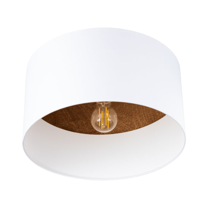 SOLLUX SL.1392 TELESTO Lámpara de Techo Blanco/Marrón Oscuro