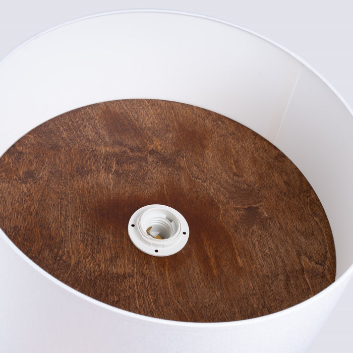 SOLLUX SL.1392 TELESTO Lámpara de Techo Blanco/Marrón Oscuro