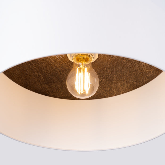 SOLLUX SL.1392 TELESTO Lámpara de Techo Blanco/Marrón Oscuro