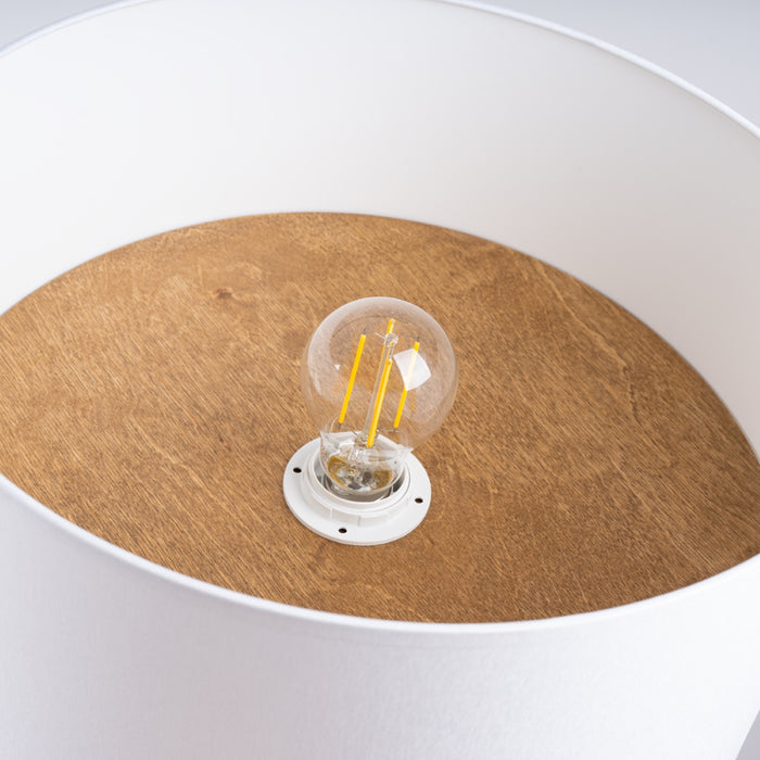 SOLLUX SL.1393 TELESTO Lámpara de Techo Blanco/Marrón Claro