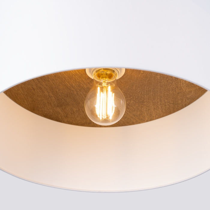 SOLLUX SL.1393 TELESTO Lámpara de Techo Blanco/Marrón Claro
