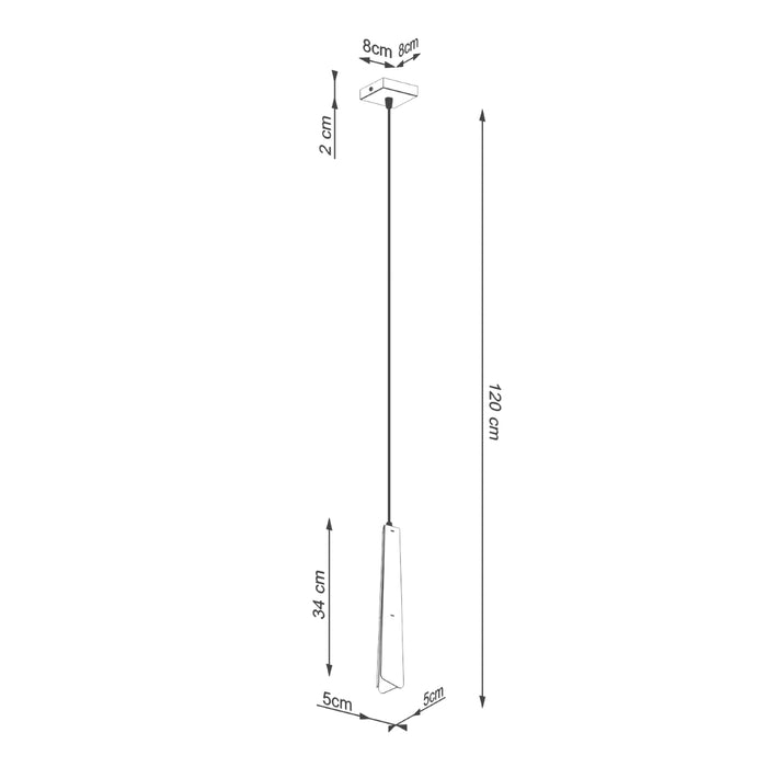 SOLLUX SL.1397 PRYSM Lámpara Colgante 1 Blanco