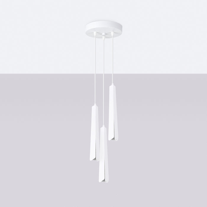 SOLLUX SL.1398 PRYSM Lámpara Colgante 3P Blanco