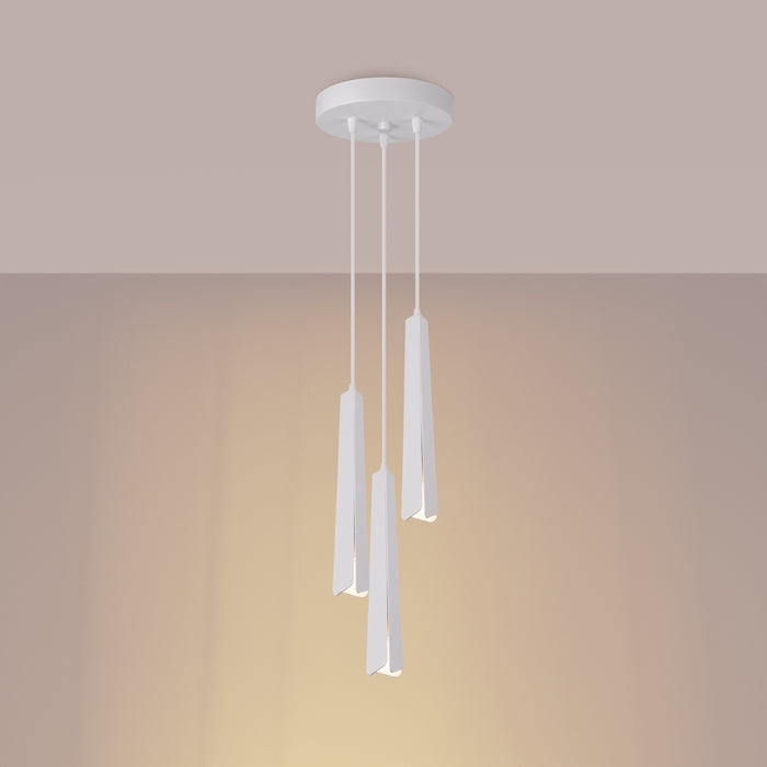 SOLLUX SL.1398 PRYSM Lámpara Colgante 3P Blanco