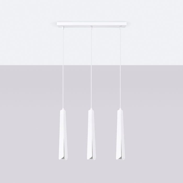 SOLLUX SL.1399 PRYSM Lámpara Colgante 3L Blanco