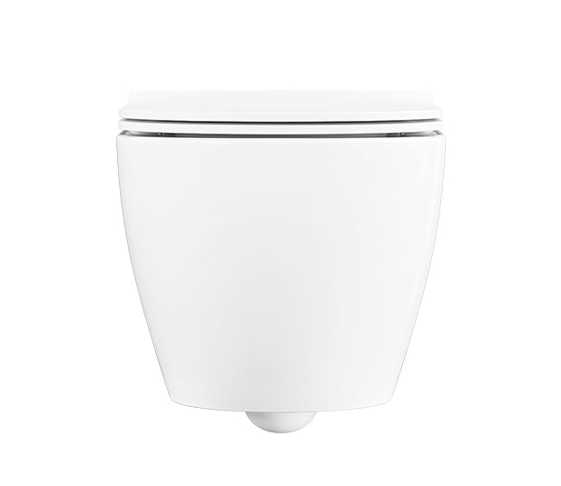 OLI LAKE-OLI120 PLUS Pack Inodoro Suspendido Rimless con Pulsador Blanco