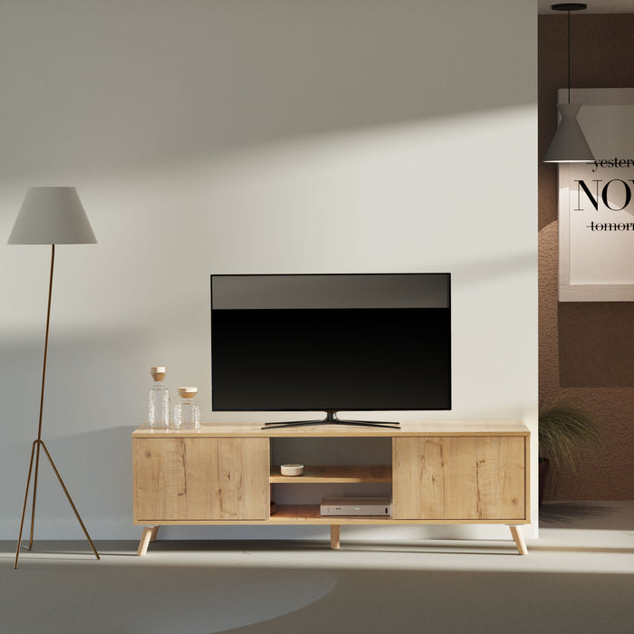 MUEBLES PITARCH Mueble TV Oslo Roble Gold