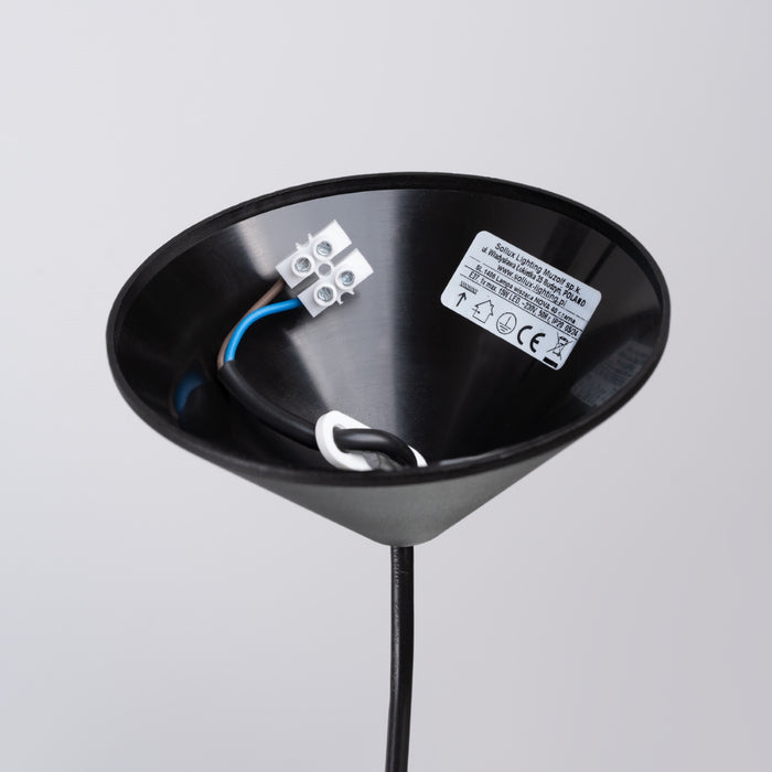 SOLLUX SL.1406 NOVA Lámpara Colgante 40 Negro