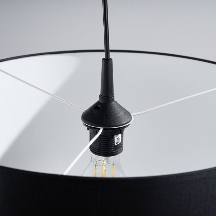 SOLLUX SL.1406 NOVA Lámpara Colgante 40 Negro