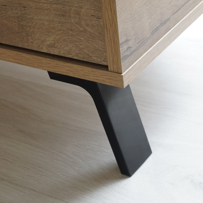 MUEBLES PITARCH Aparador Kamet Roble Gold/Imitación mármol