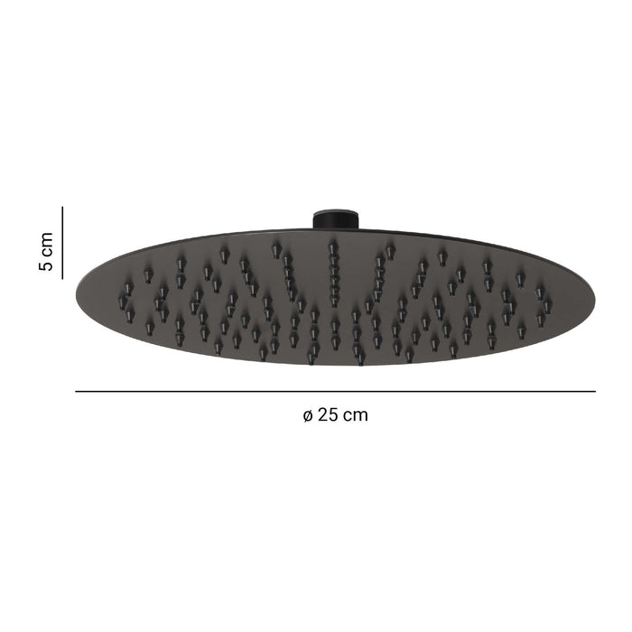 GEDY GYSH1031460 TECH 14 Rociador Negro Mate