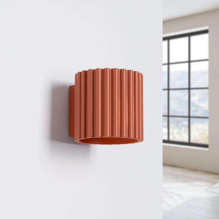 SOLLUX SL.1801 AURA Aplique Rojo Ocre G9