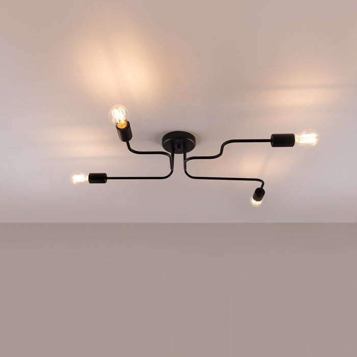 SOLLUX SL.1446 VECTOR 6 Lámpara Negro