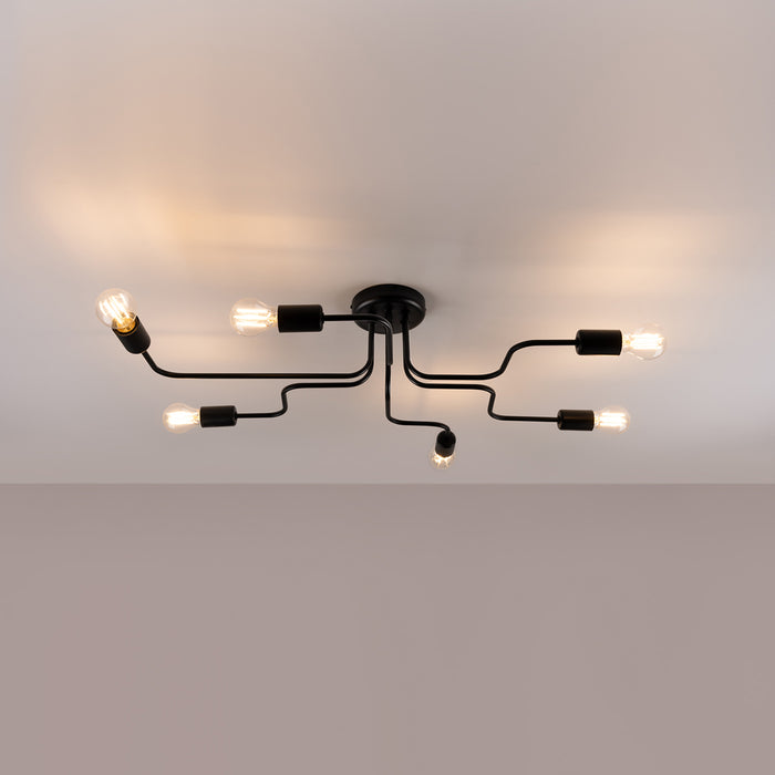 SOLLUX SL.1447 VECTOR 8 Lámpara Negro