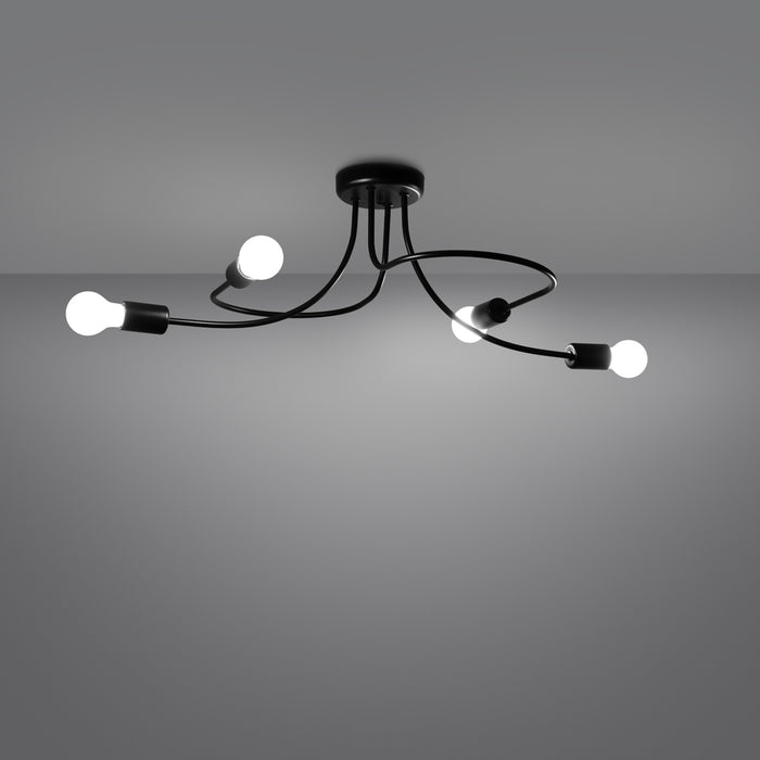 SOLLUX SL.1455 LEVAR Araña 4 Negro