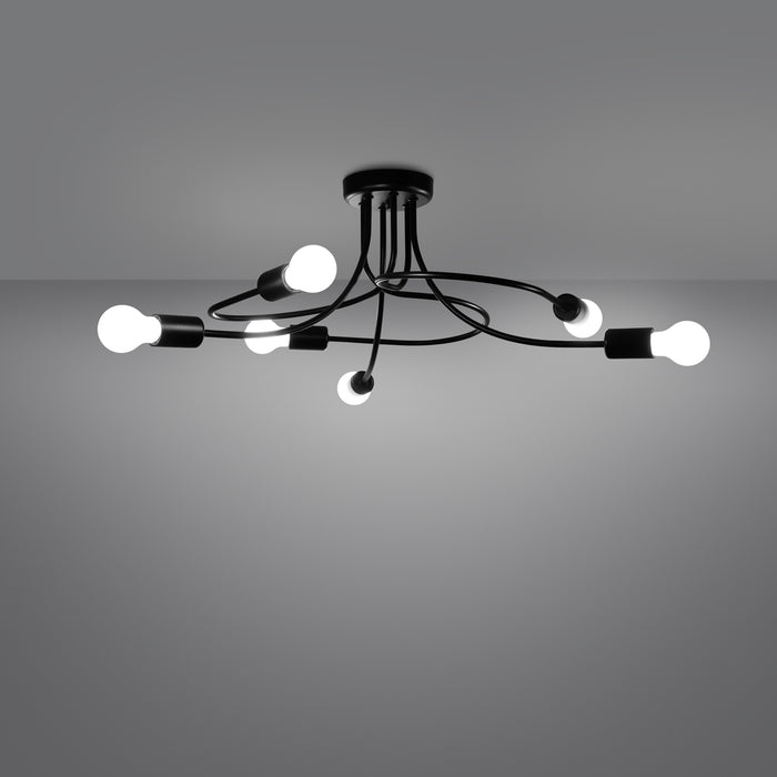 SOLLUX SL.1456 LEVAR Araña 6 Negro