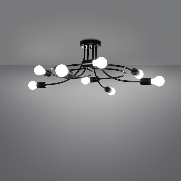 SOLLUX SL.1457 LEVAR Araña 8 Negro