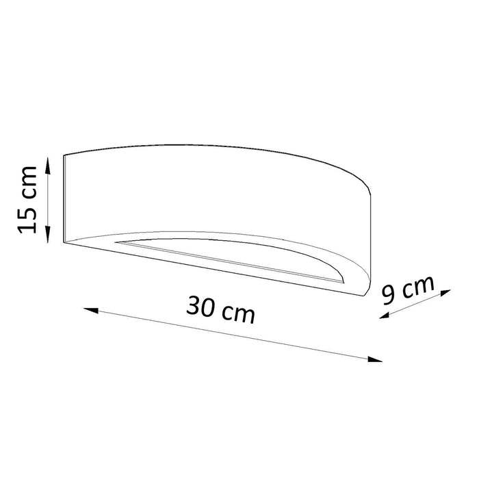 SOLLUX SL.1459 ATENA 30 Aplique de Cerámica