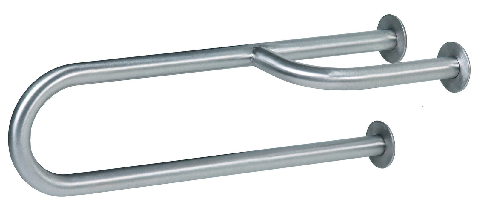 MEDICLINICS BFI600CS Barra Fija 3P Izquierda Inox Satinada