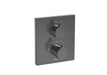 ROCA A5A0C3ANM0 INSIGNIA Grifo Termostático Empotrable Baño-Ducha con Desviador-Regulador Negro Titanio Cepillado