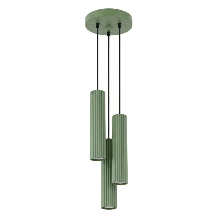 SOLLUX SL.2339 Lámpara Colgante Karbon 3P Salvia