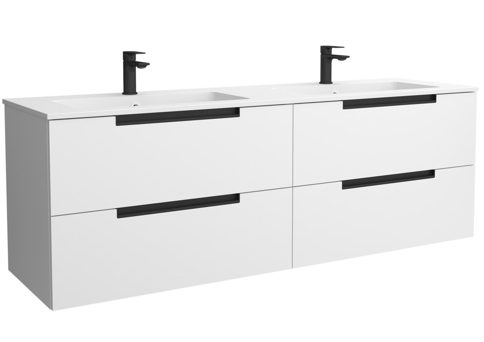 SALGAR 121988 LENI Mueble+Lavabo VILNA 160cm Blanco Mate