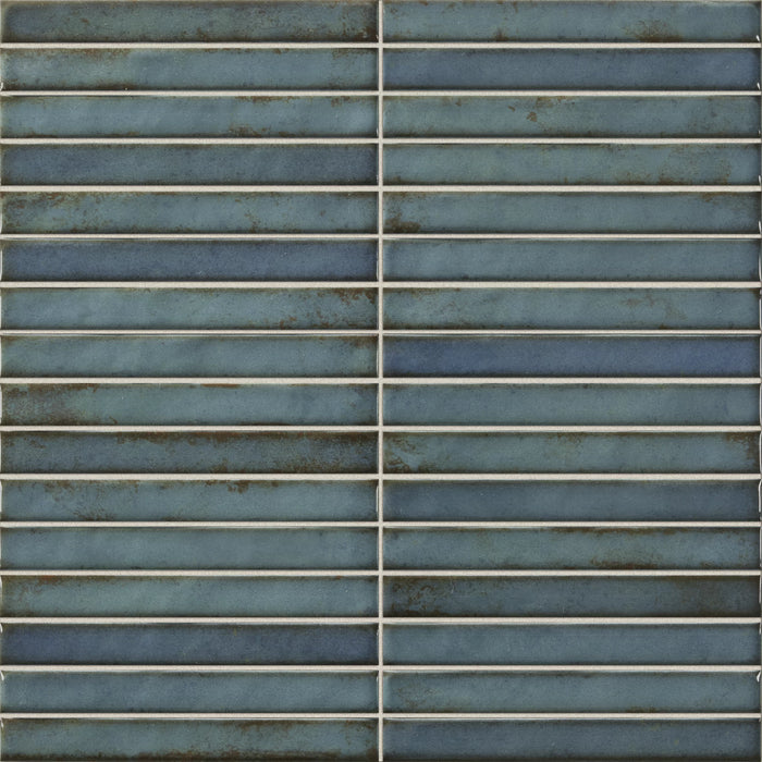 LA PLATERA PENCIL RAKU TURQUOISE 35x35 Azulejo Pasta Blanca