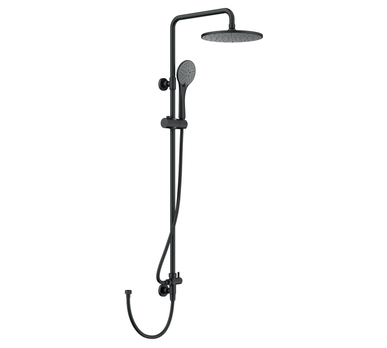 GENEBRE 1744 41 OSLO Set Columna Fija con Equipo de Ducha Negro