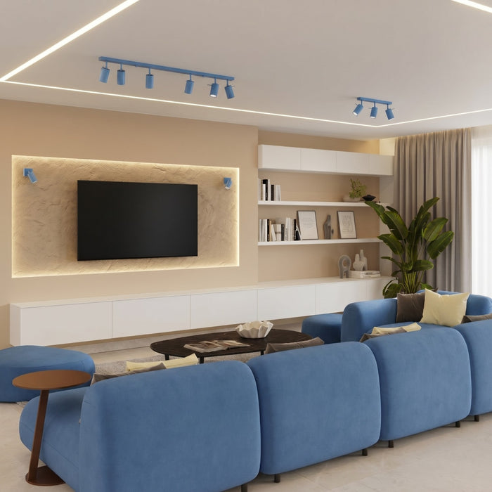 SOLLUX SL.2205 Plafón RING 4L azur
