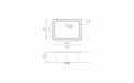 BATHCO 0051 TORINO Lavabo Bajo Encimera Blanco