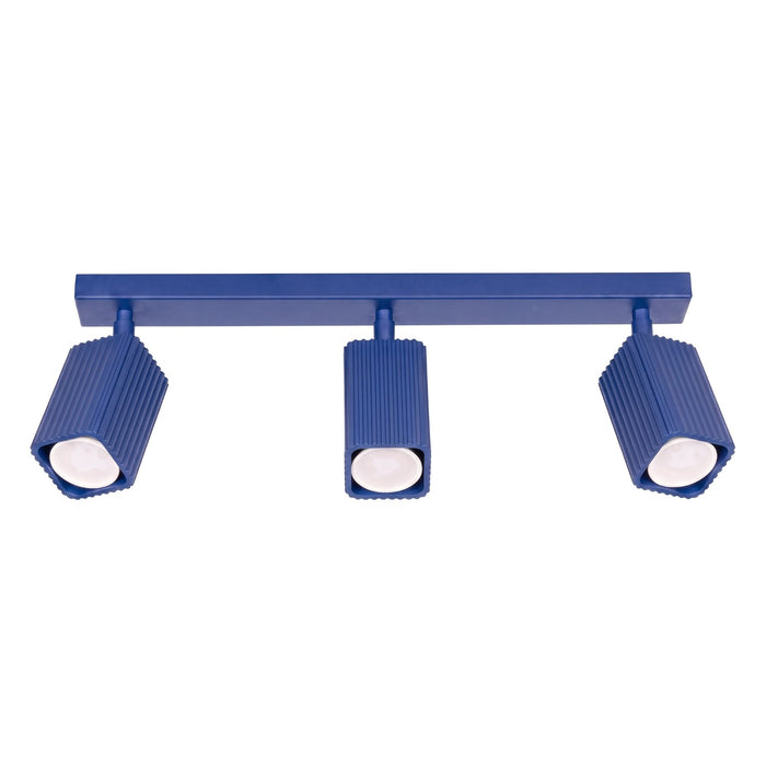 SOLLUX SL.3207 Lámpara De Techo Rayo 3L Azul Ultramar