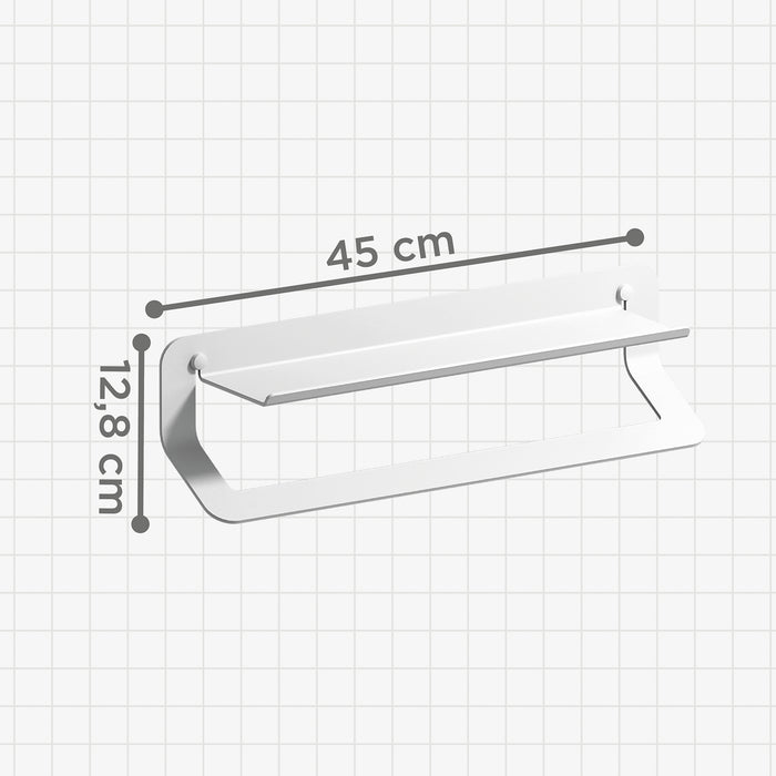 SONIA 184873 QUICK Toallero Barra Repisa 450Mm Blanco