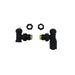 ARCOBAÑ 26LLARN  Juego Llaves Radiador Negro Bitubo