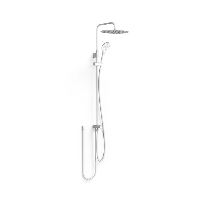 TRES 19063502BM Conjunto de Ducha Adaptable a Cualquier Grifo Color Blanco Mate