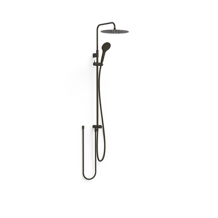 TRES 19063502KMB Conjunto de Ducha Adaptable a Cualquier Grifo Color Negro Bronce