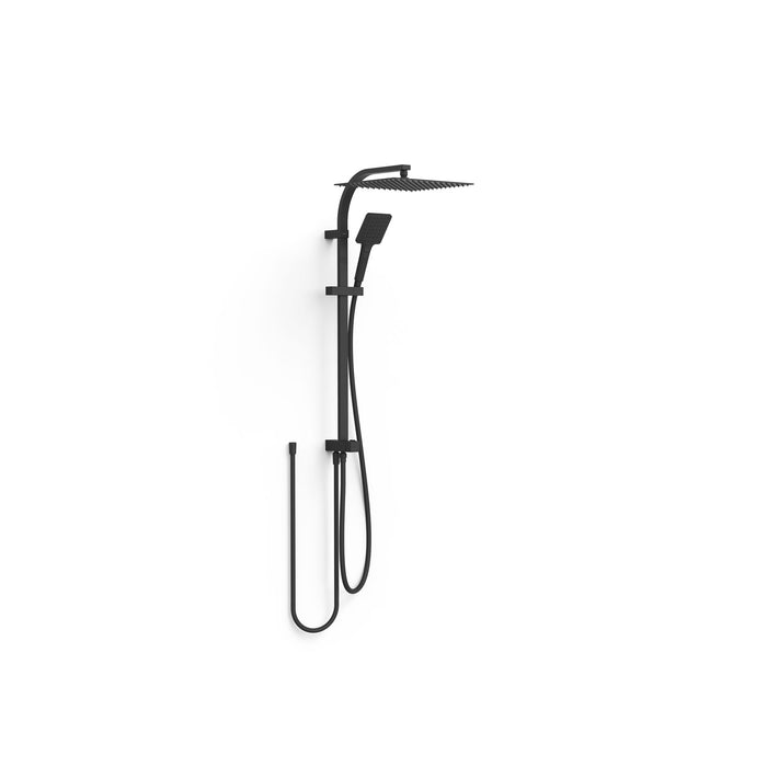 TRES 19063504NM Conjunto de Ducha Adaptable a Cualquier Grifo Color Negro Mate