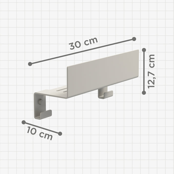 SONIA 195213 ELETECH Repisa Ducha Gris Seda