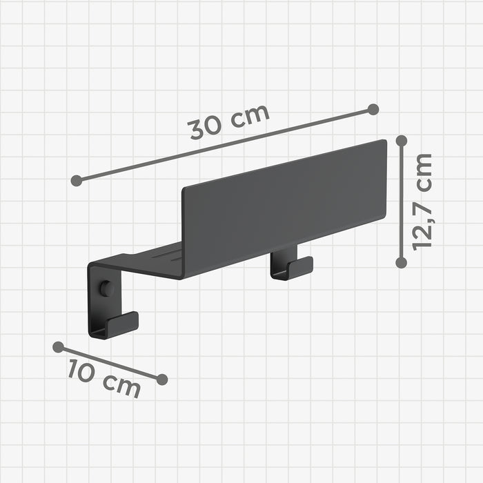 SONIA 195237 ELETECH Repisa Ducha Negro