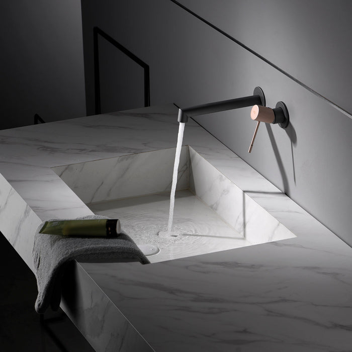 IMEX GLD038/GC LINE Grifo de Lavabo Empotrado Gris Champagne