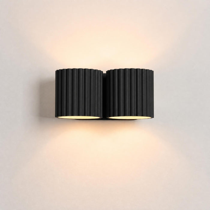 SOLLUX SL.2597 Aplique Aura 2 Negra G9