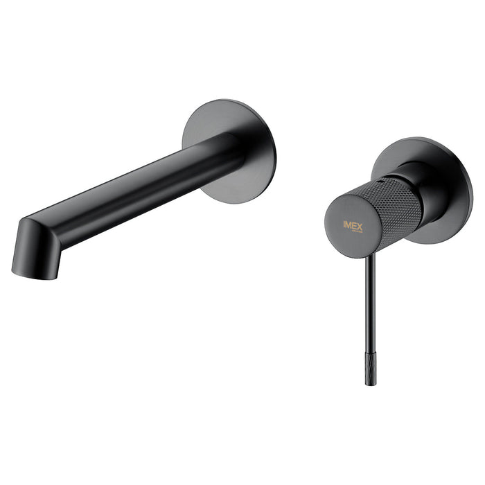 IMEX GLD038/BGM LINE Grifo de Lavabo Empotrado Black Gun Metal Metal
