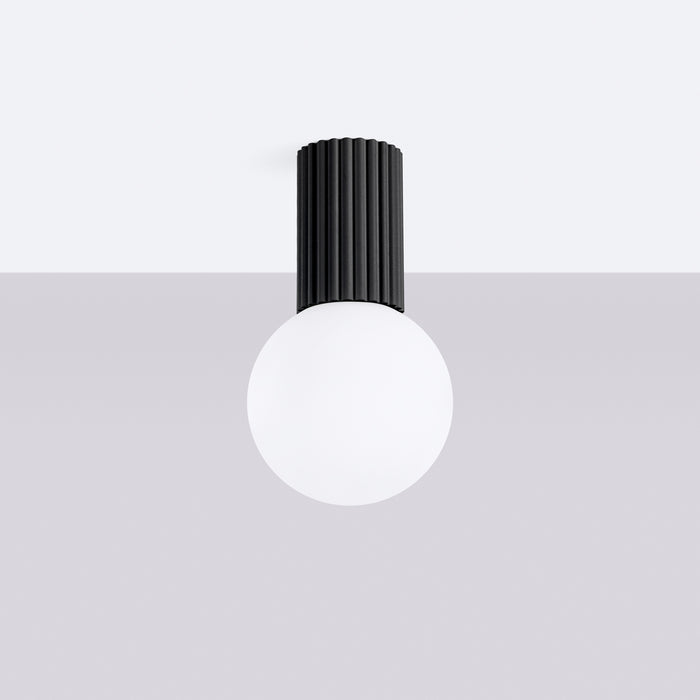 SOLLUX SL.1713 HALO Lámpara De Techo Negro Ip44