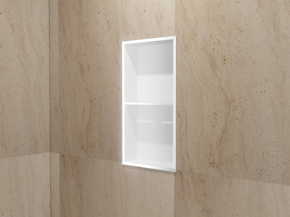 MEDIMEX HOR003/BL ARTIC Hornacina Con Estante 33x63 Blanco Mate
