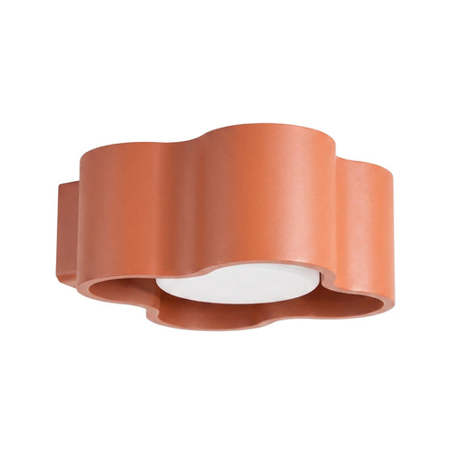 SOLLUX SL.3353 Lámpara De Pared Ovio Ocre Rojo Gx53