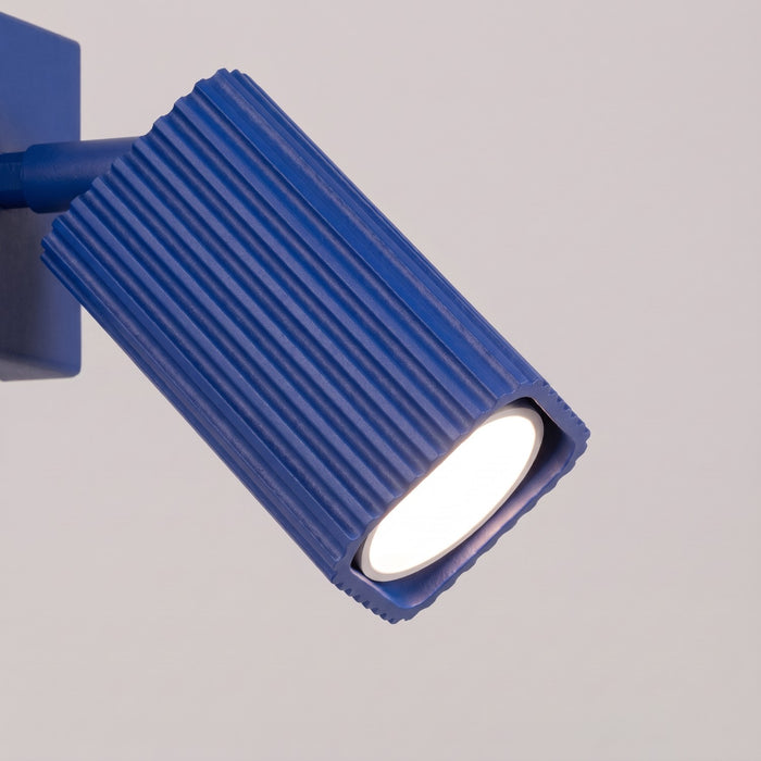SOLLUX SL.3203 Lámpara De Pared Rayo Azul Ultramar Con Interruptor