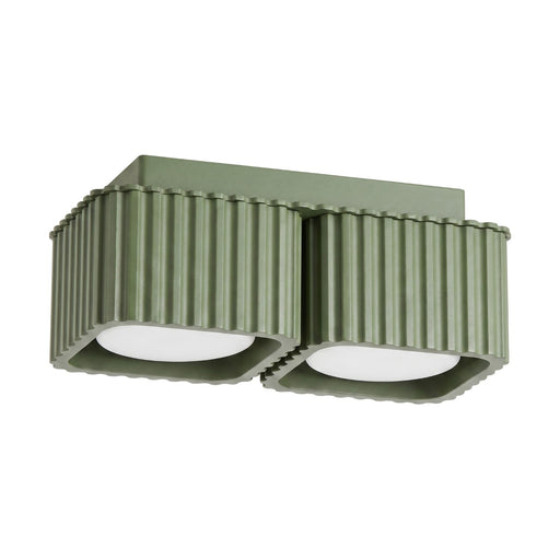 SOLLUX SL.3054 Lámpara De Techo Riff 2 Verde Oliva Gx53
