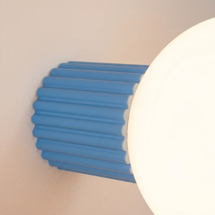 SOLLUX SL.2400 Aplique Halo Azul Claro Ip44