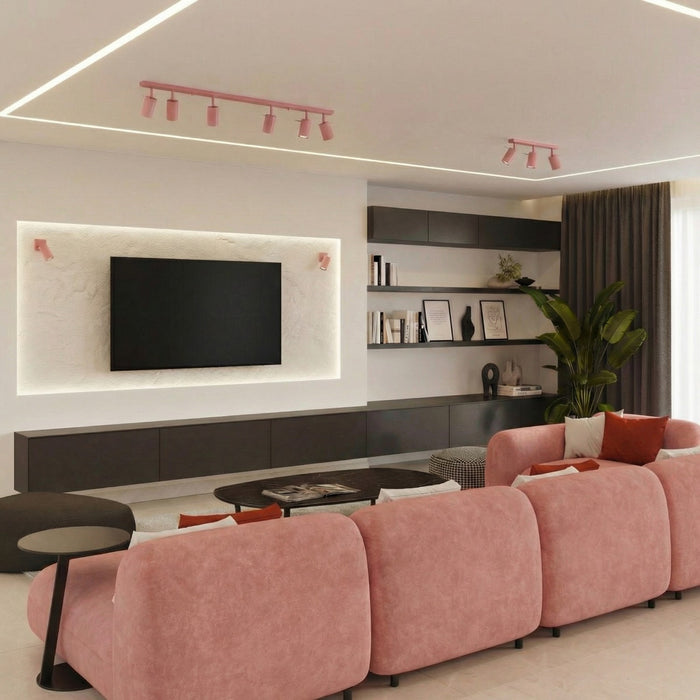 SOLLUX SL.2171 Aplique de pared RING rosa
