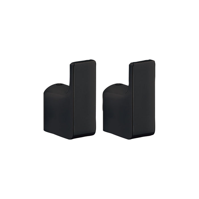 GEDY PI271400100 PIRENEI Percha 2 Unidades Negro Mate